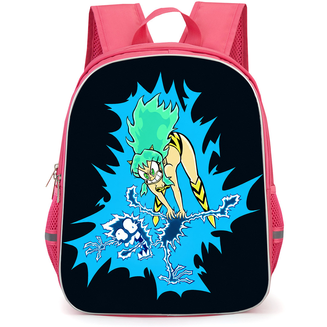 Urusei Yatsura Backpack School Bag StudentPack - Ataru And Lum Electrocute Poster