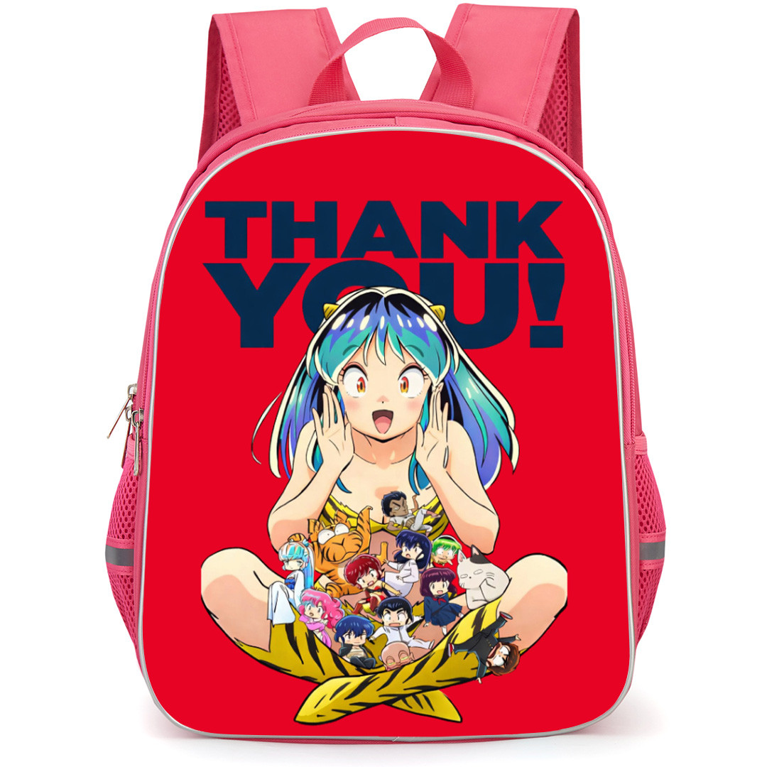 Urusei Yatsura Lum Backpack School Bag StudentPack - Lum Thank You Red Poster