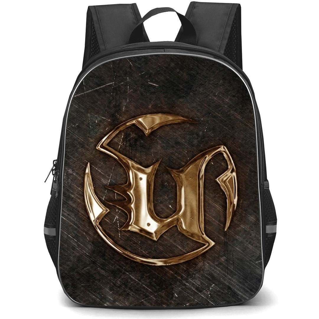 Unreal Tournament Backpack School Bag StudentPack - 3d Logo Metal Background