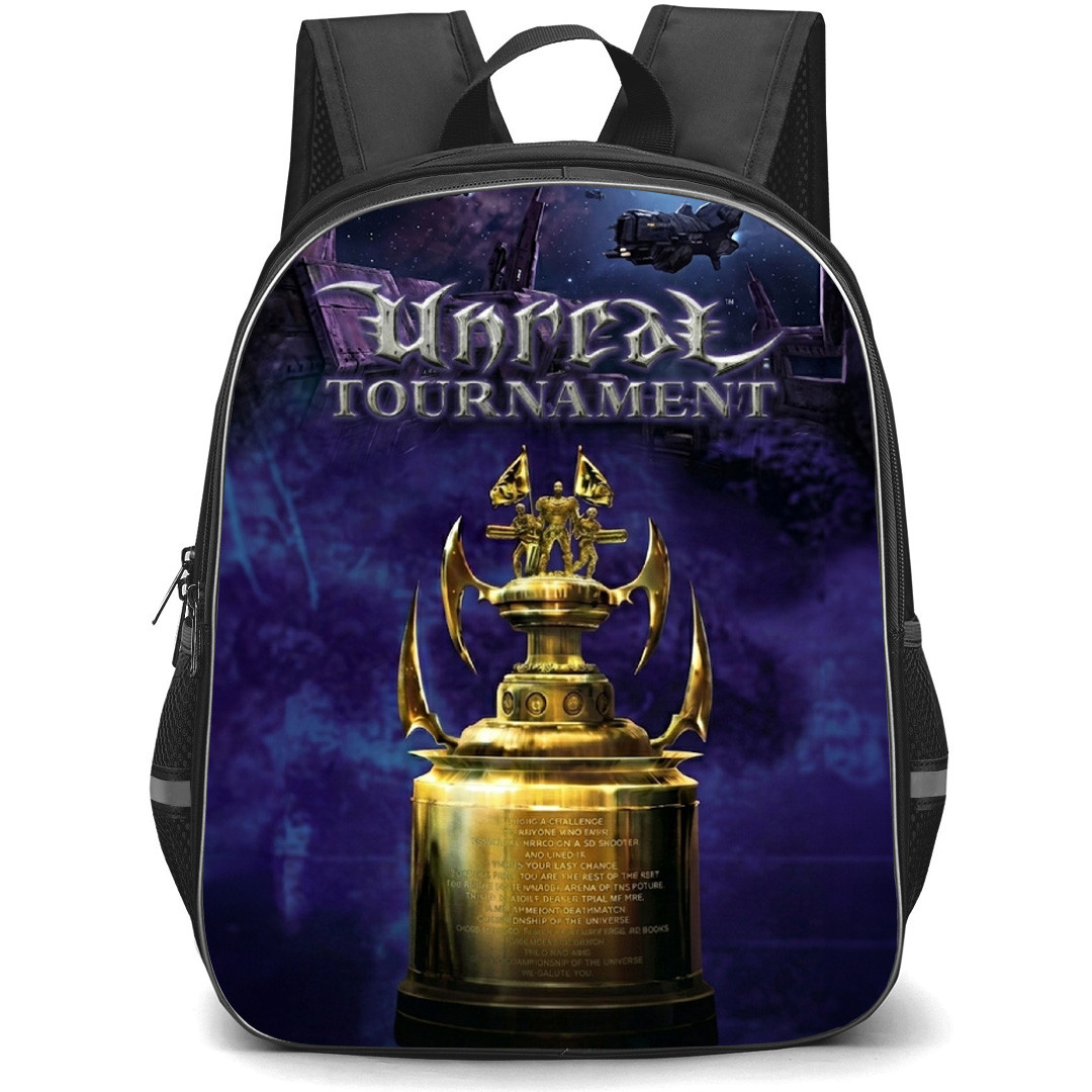 Unreal Tournament Backpack School Bag StudentPack - Trophy Game Poster
