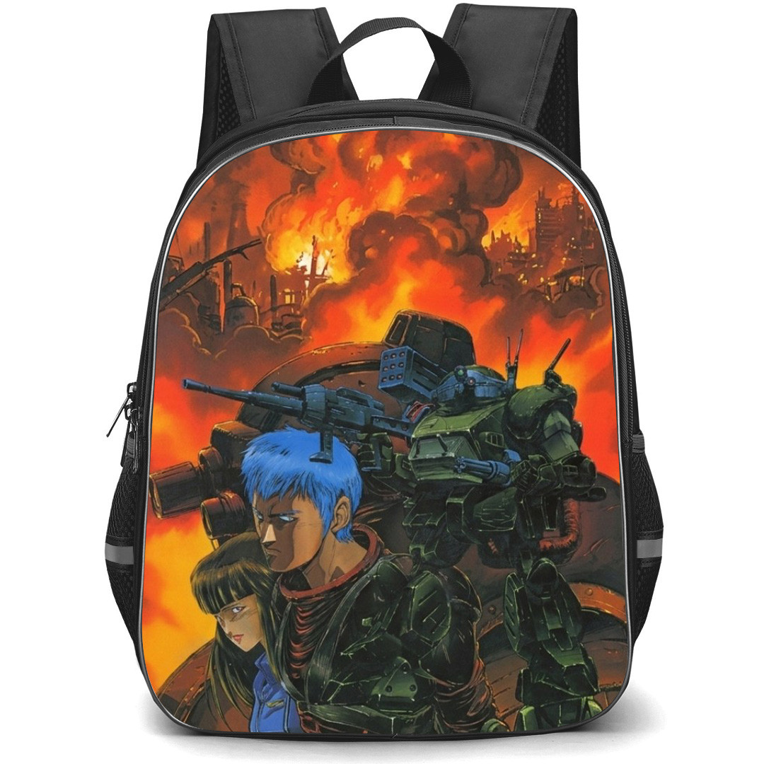 Armored Trooper VOTOMS Backpack School Bag StudentPack - Armored Trooper VOTOMS Characters Fierce War Fire Poster