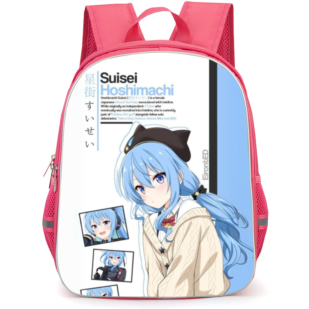 Hoshimachi Suisei Backpack Student Pack - Info Portrait Poster