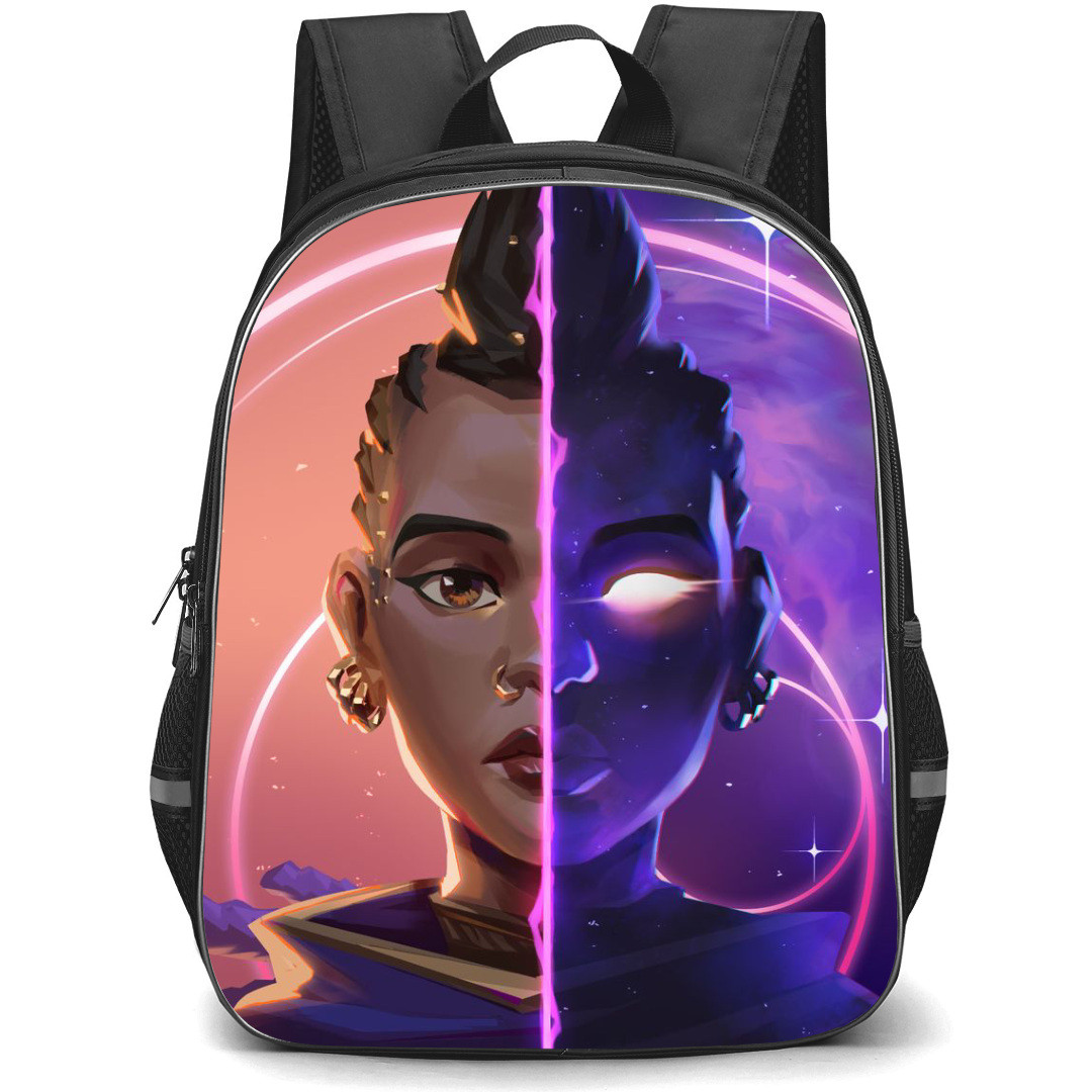 Valorant Astra Backpack StudentPack - Astra World Divided Art