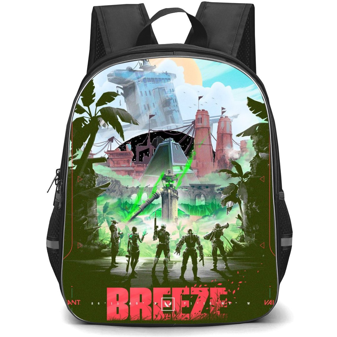 Valorant Backpack StudentPack - Valorant Breeze Characters