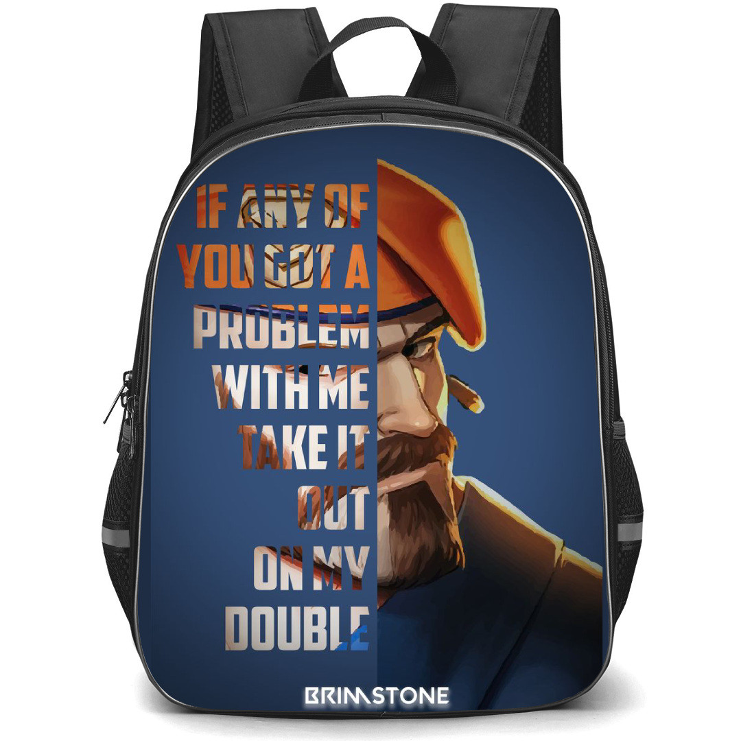Valorant Brimstone Backpack StudentPack - Brimstone Character Art