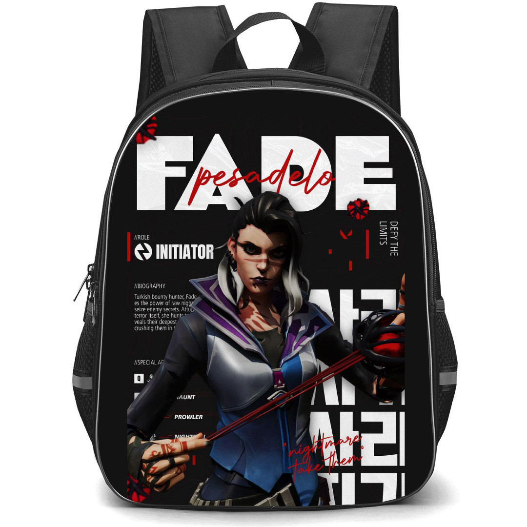 Valorant Fade Backpack StudentPack - Fade Pesadelo Art