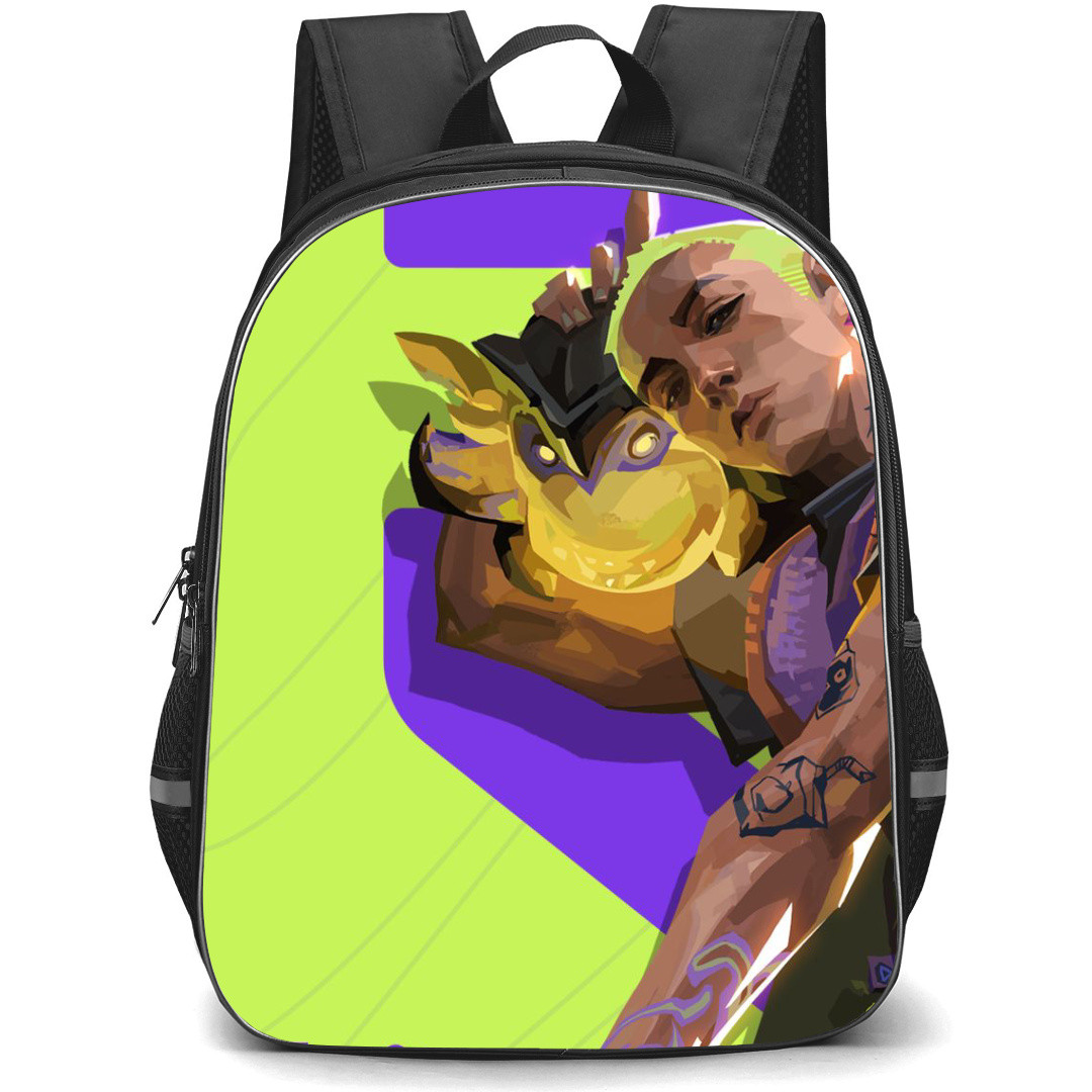 Valorant Gekko Backpack StudentPack - Gekko Fandom Art