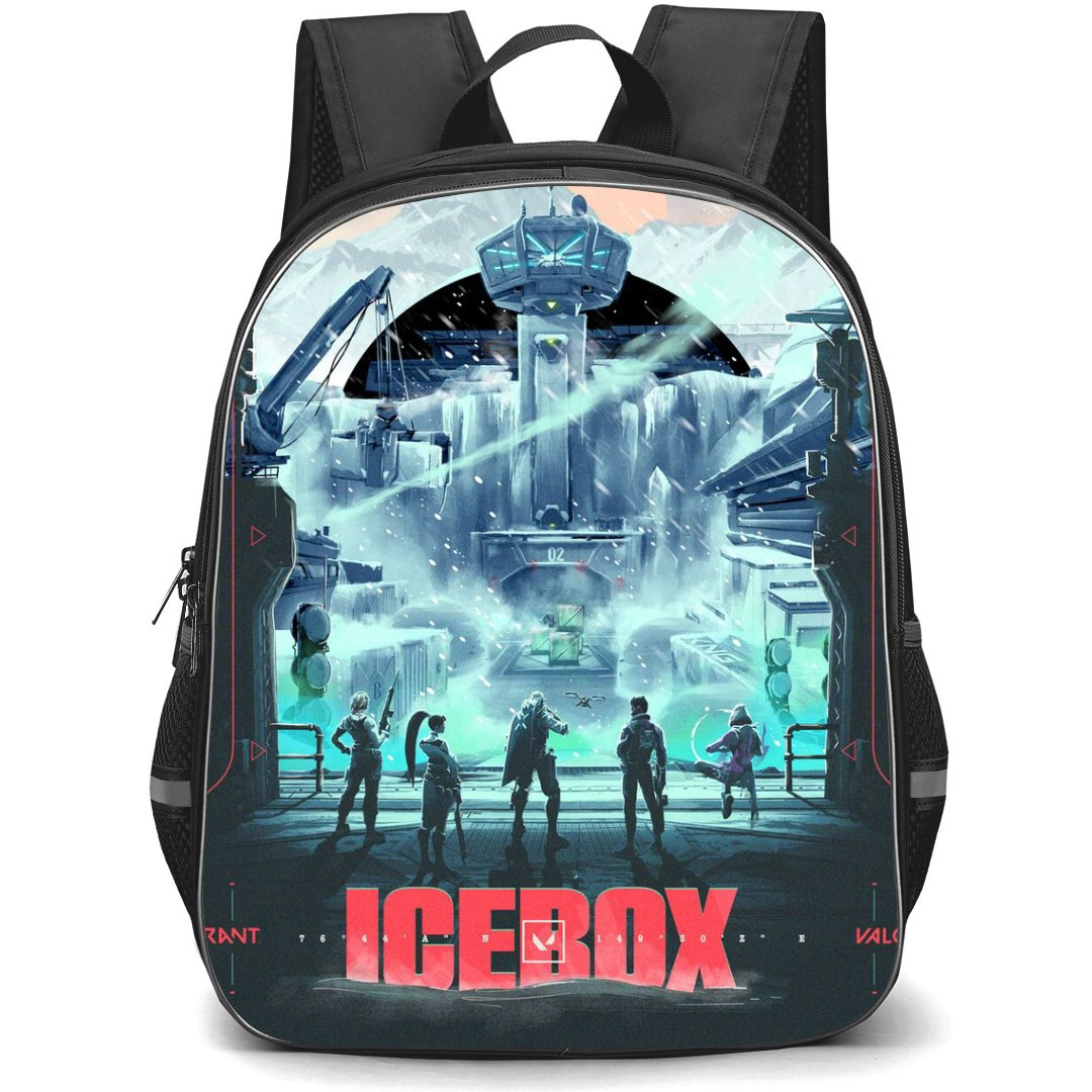 Valorant Backpack StudentPack - Valorant Icebox Print