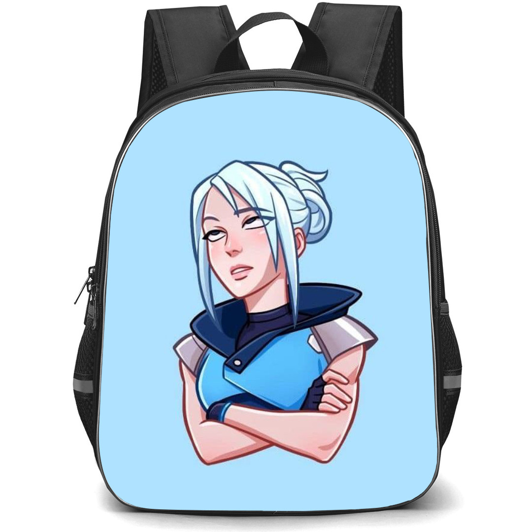 Valorant Jett Backpack StudentPack - Jett Portrait Art 1