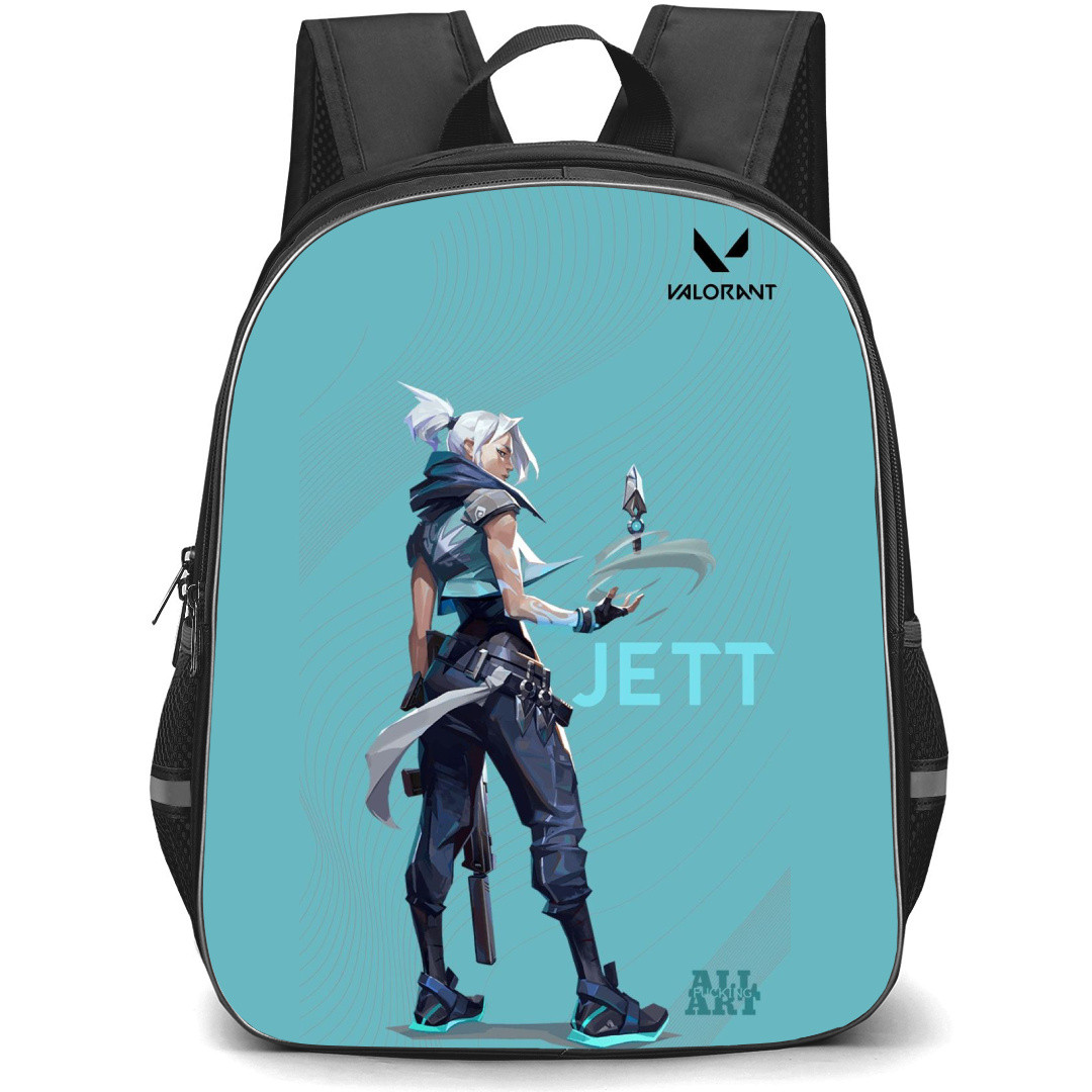Valorant Jett Backpack StudentPack - Jett Side Pose