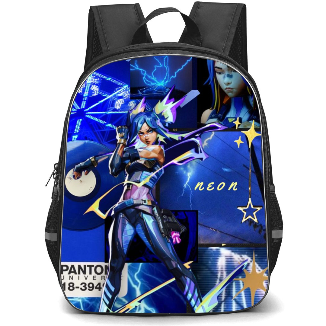 Valorant Neon Backpack StudentPack - Neon Spark Agent