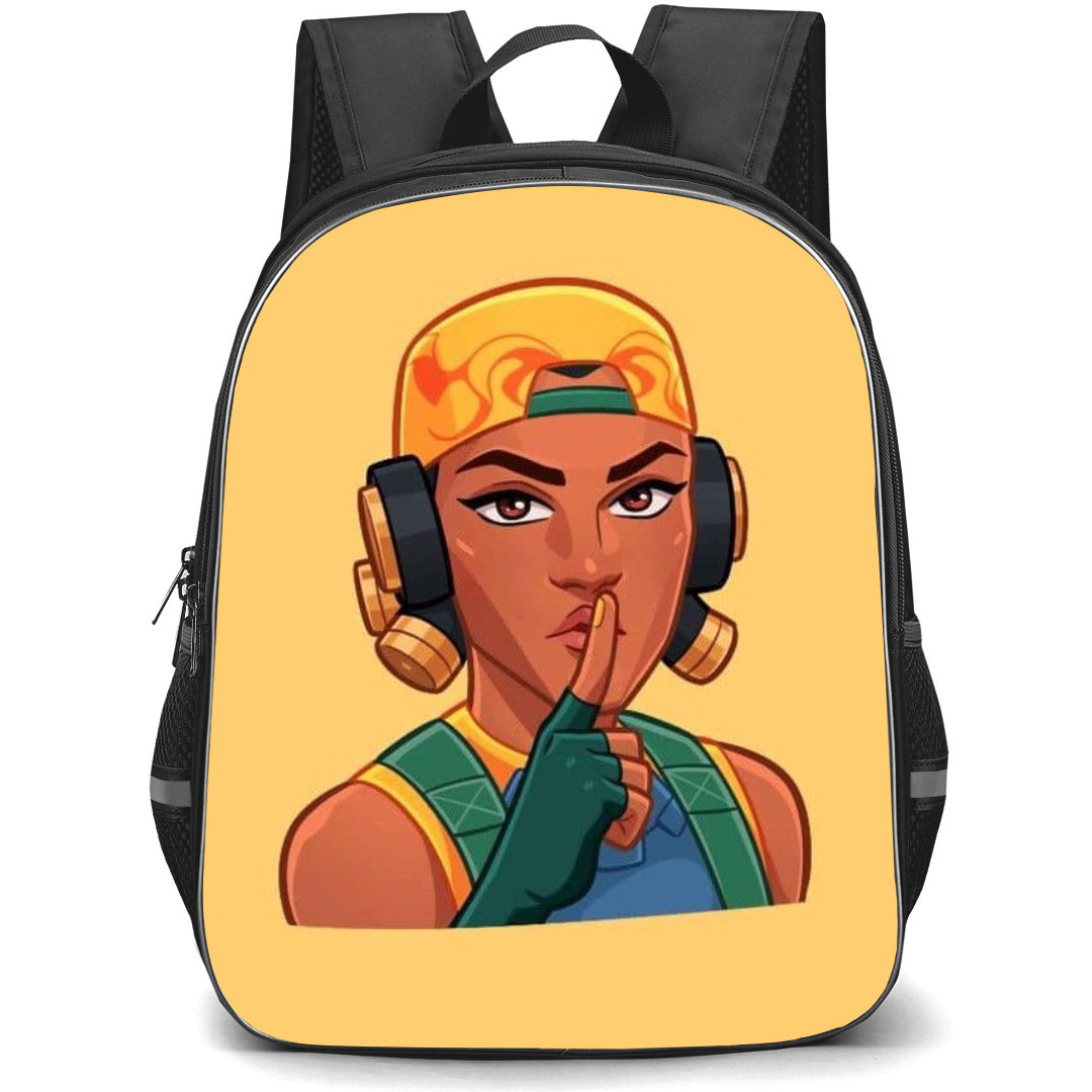 Valorant Raze Backpack StudentPack - Raze Finger on Lips