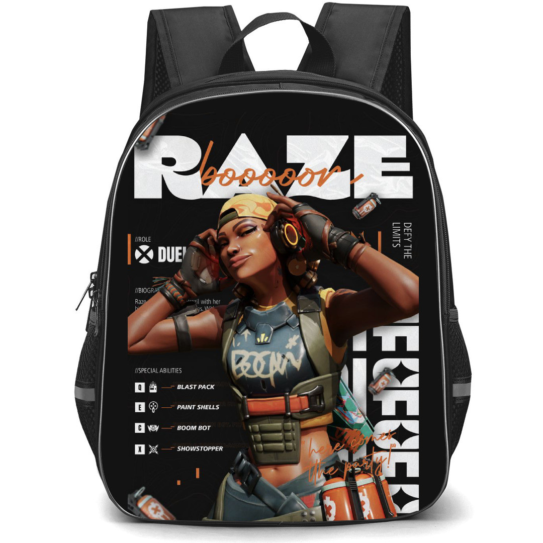 Valorant Raze Backpack StudentPack - Raze Yellow Cap Character