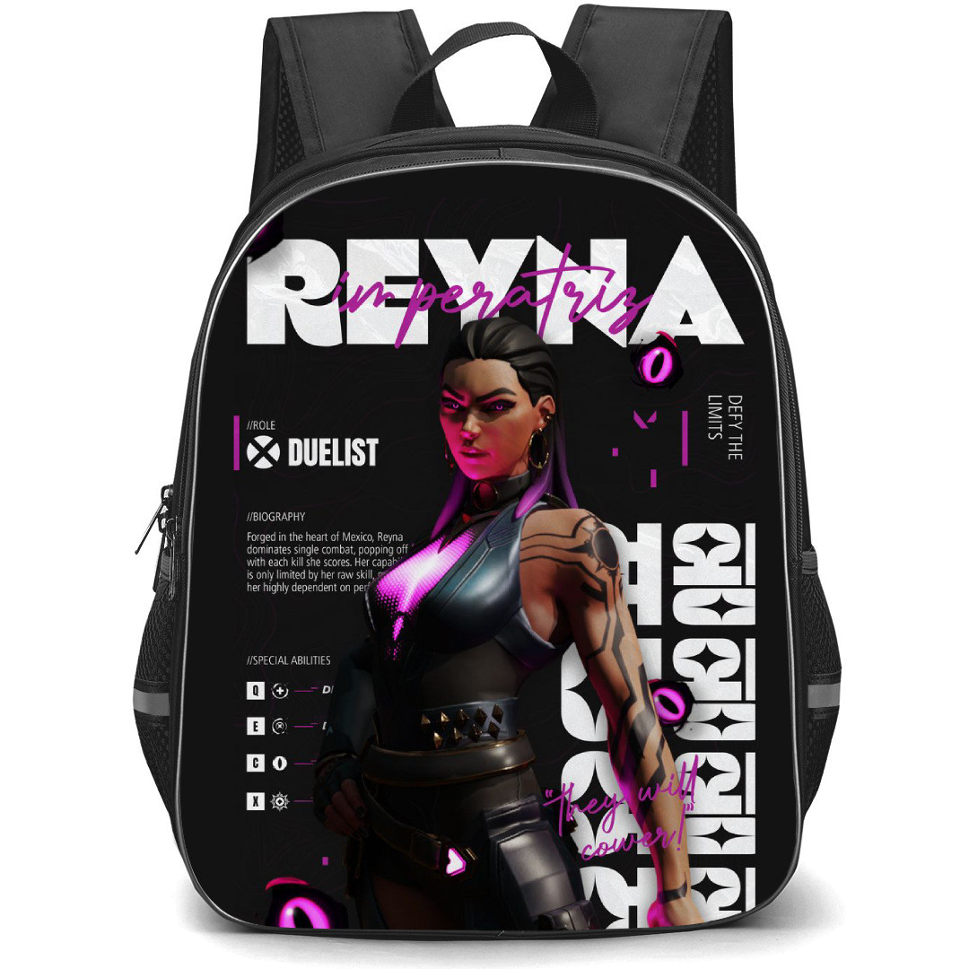 Valorant Reyna Backpack StudentPack - Reyna Fan Art