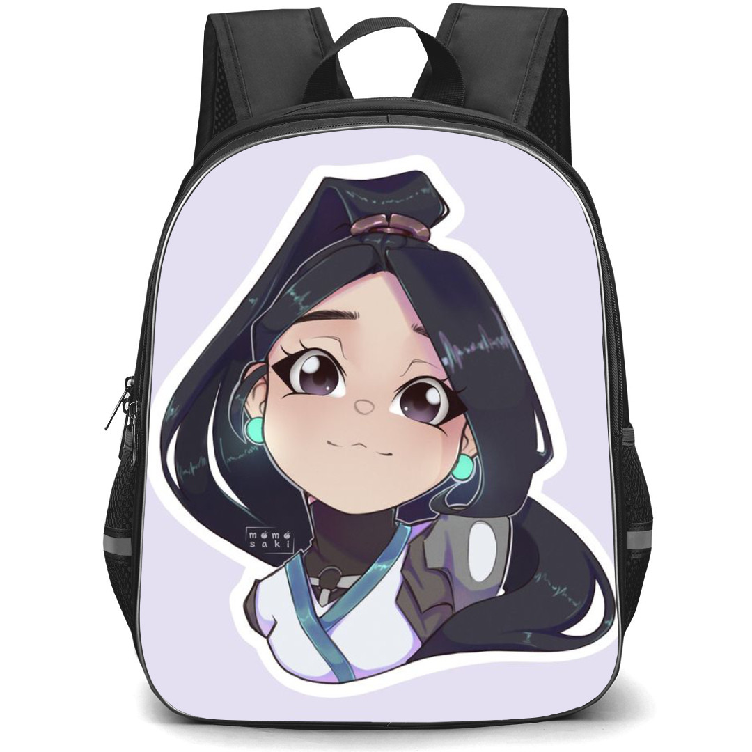 Valorant Sage Backpack StudentPack - Sage Chibi Art