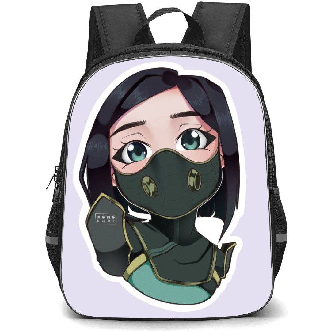 Valorant Viper Backpack StudentPack - Viper Chibi Art