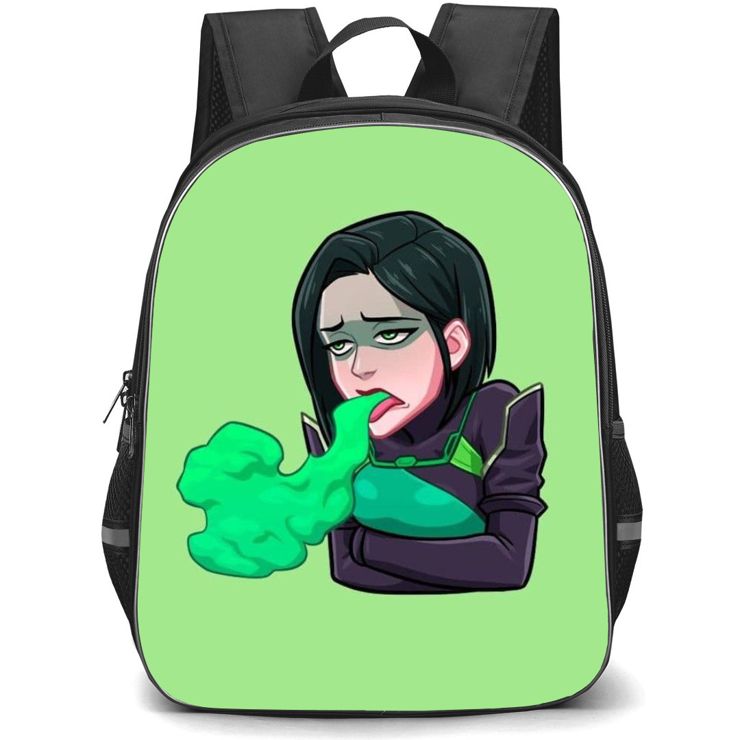 Valorant Viper Backpack StudentPack - Viper Sick Discord Sticker