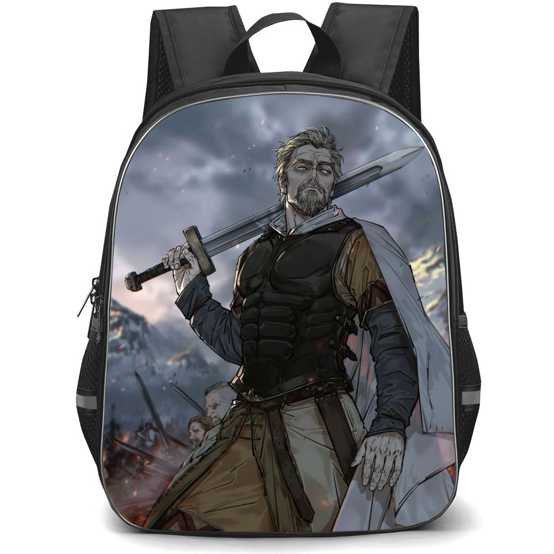 Vinland Saga Askeladd Backpack StudentPack - Askeladd War Background