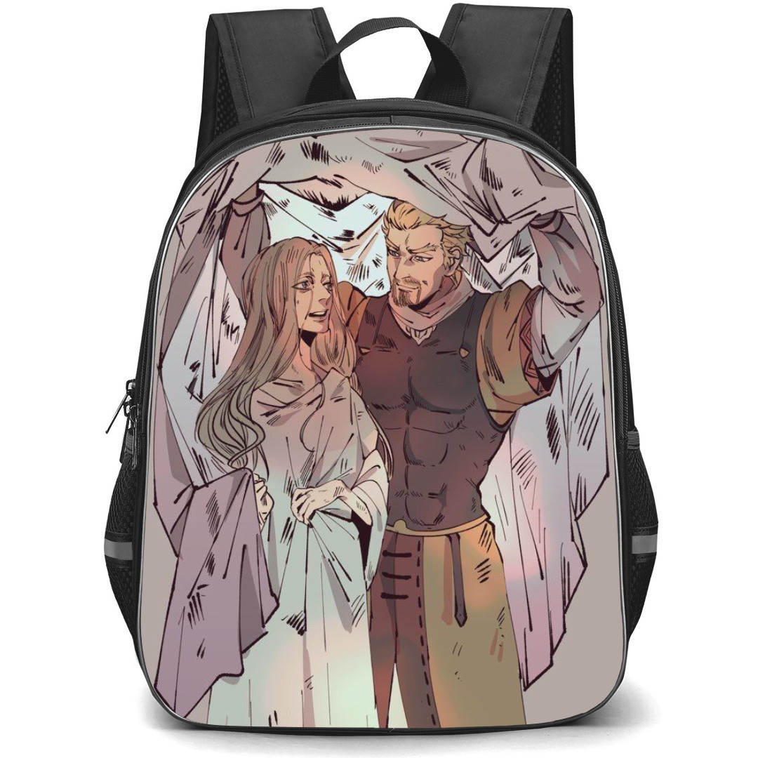 Vinland Saga Backpack StudentPack - Askeladd and Lydia Comic Art