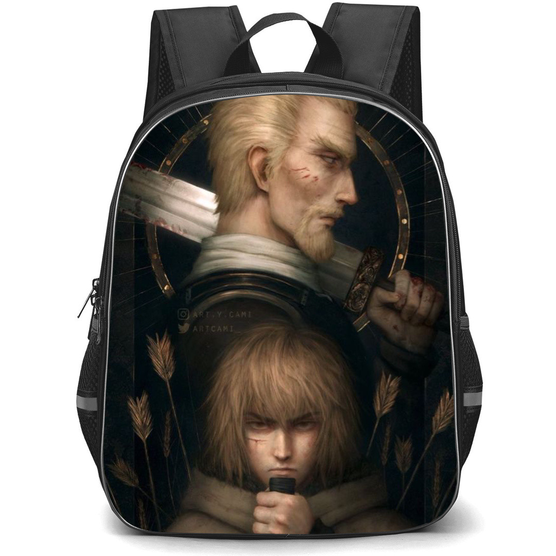 Vinland Saga Backpack StudentPack - Askeladd and Thorfinn Bloody Portrait