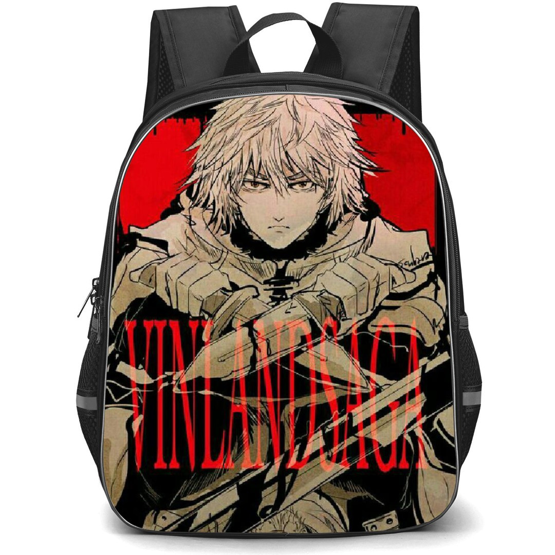 Vinland Saga Backpack StudentPack - Askeladd and Thorfinn Mirror Portrait