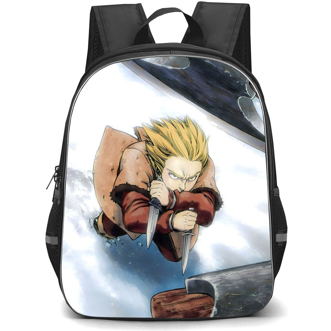 Vinland Saga Thorfinn Backpack StudentPack - Thorfinn Fighting Illustration