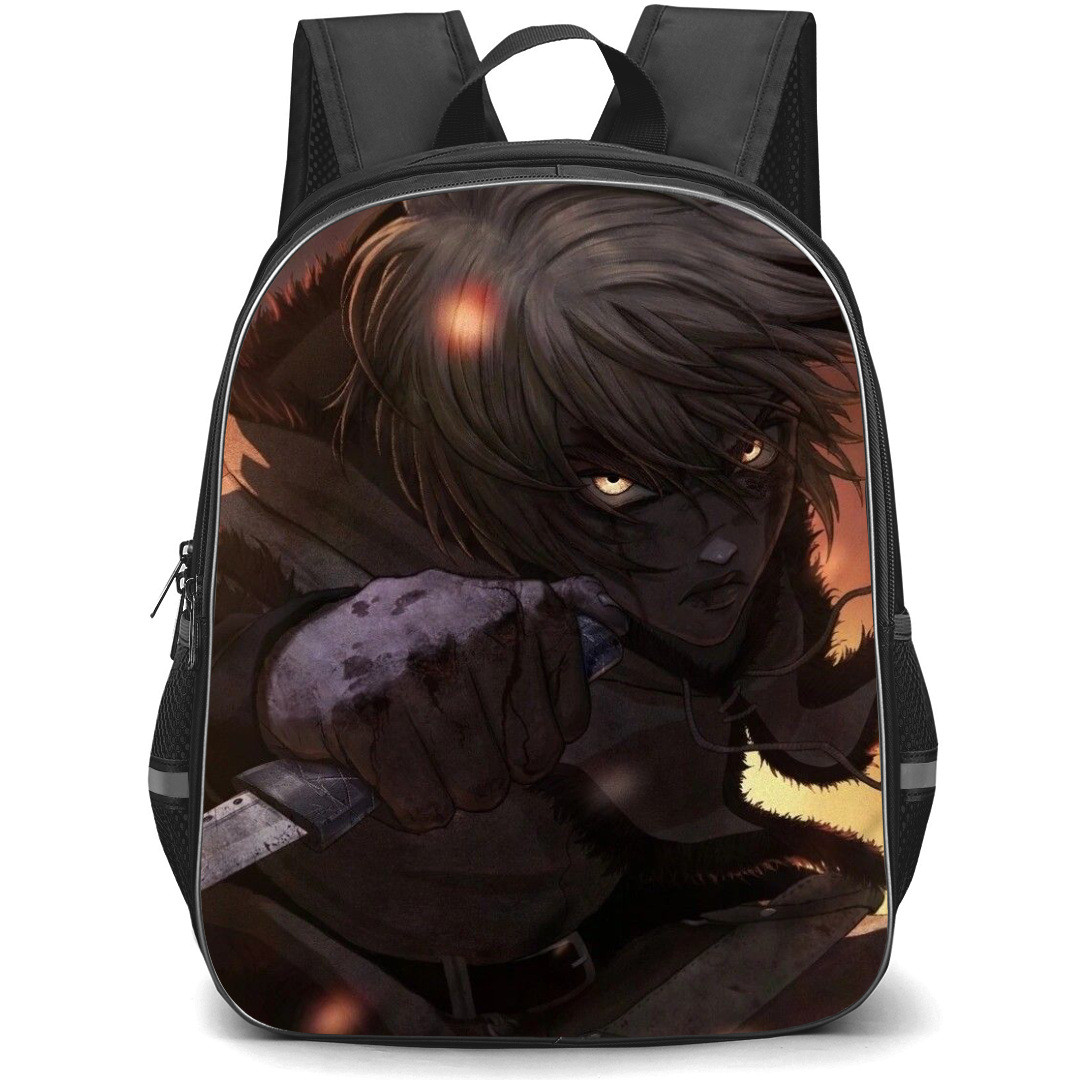 Vinland Saga Thorfinn Backpack StudentPack - Thorfinn Portrait Black Background