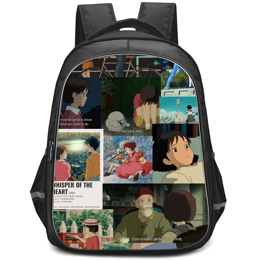 Whisper of The Heart Backpack StudentPack - Whisper of The Heart 1995 Collage