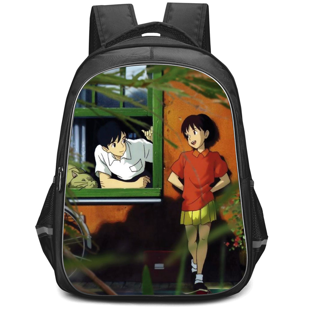 Whisper of The Heart Backpack StudentPack - Shizuku And Seiji Talking Poster