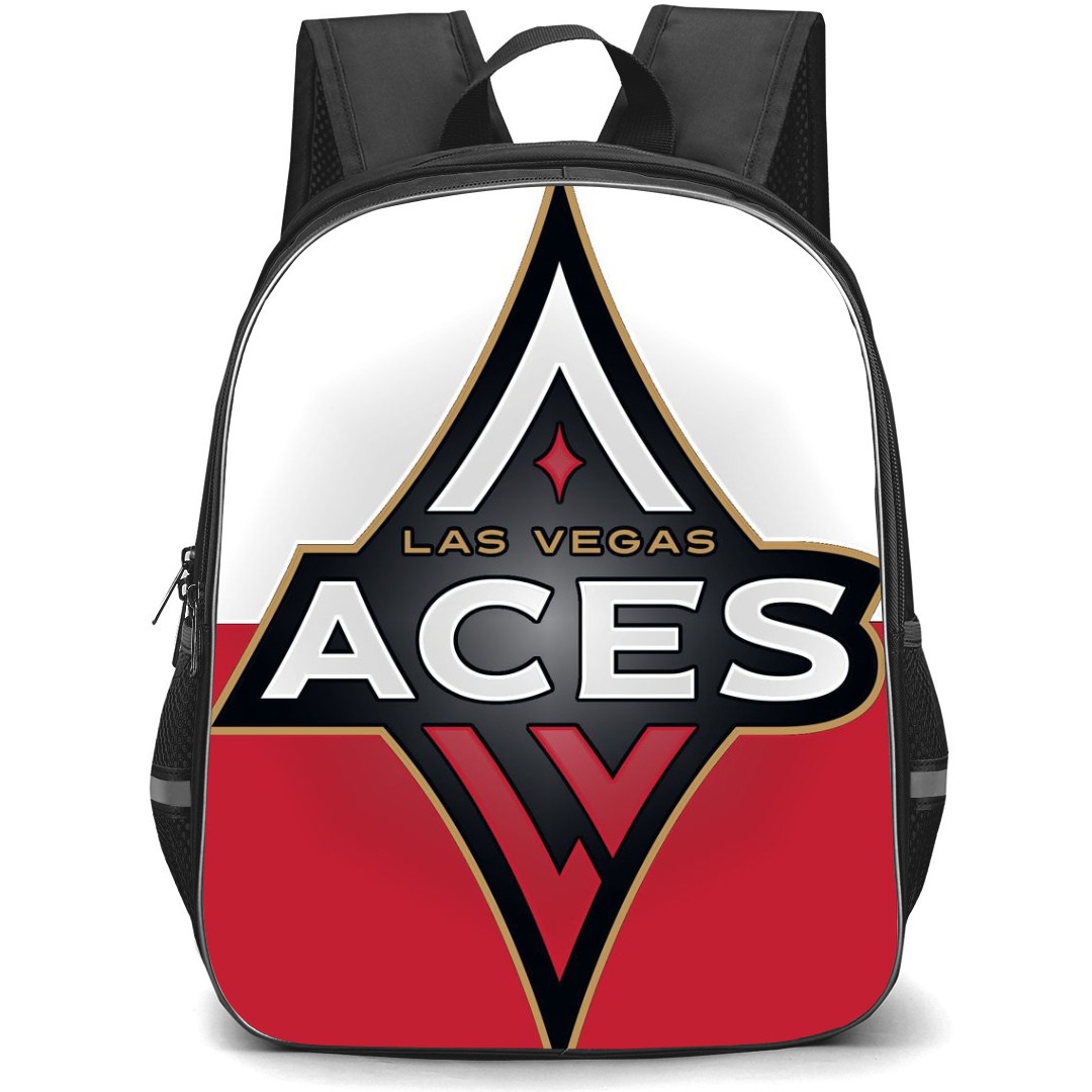 WNBA Las Vegas Aces Backpack StudentPack - Las Vegas Aces Logo On White Red Background Sticker