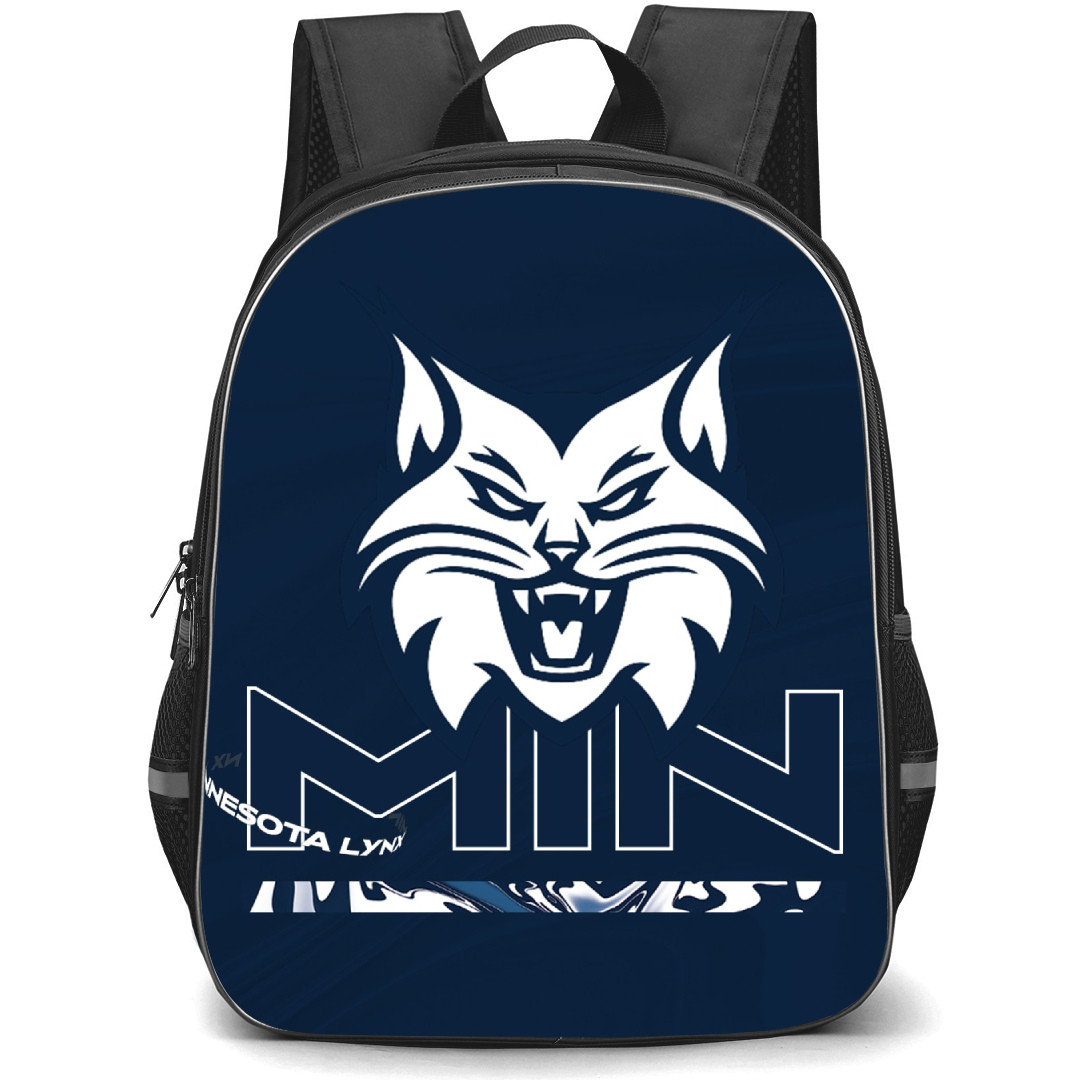 WNBA Minnesota Lynx Backpack StudentPack - Minnesota Lynx Logo On Blue Background