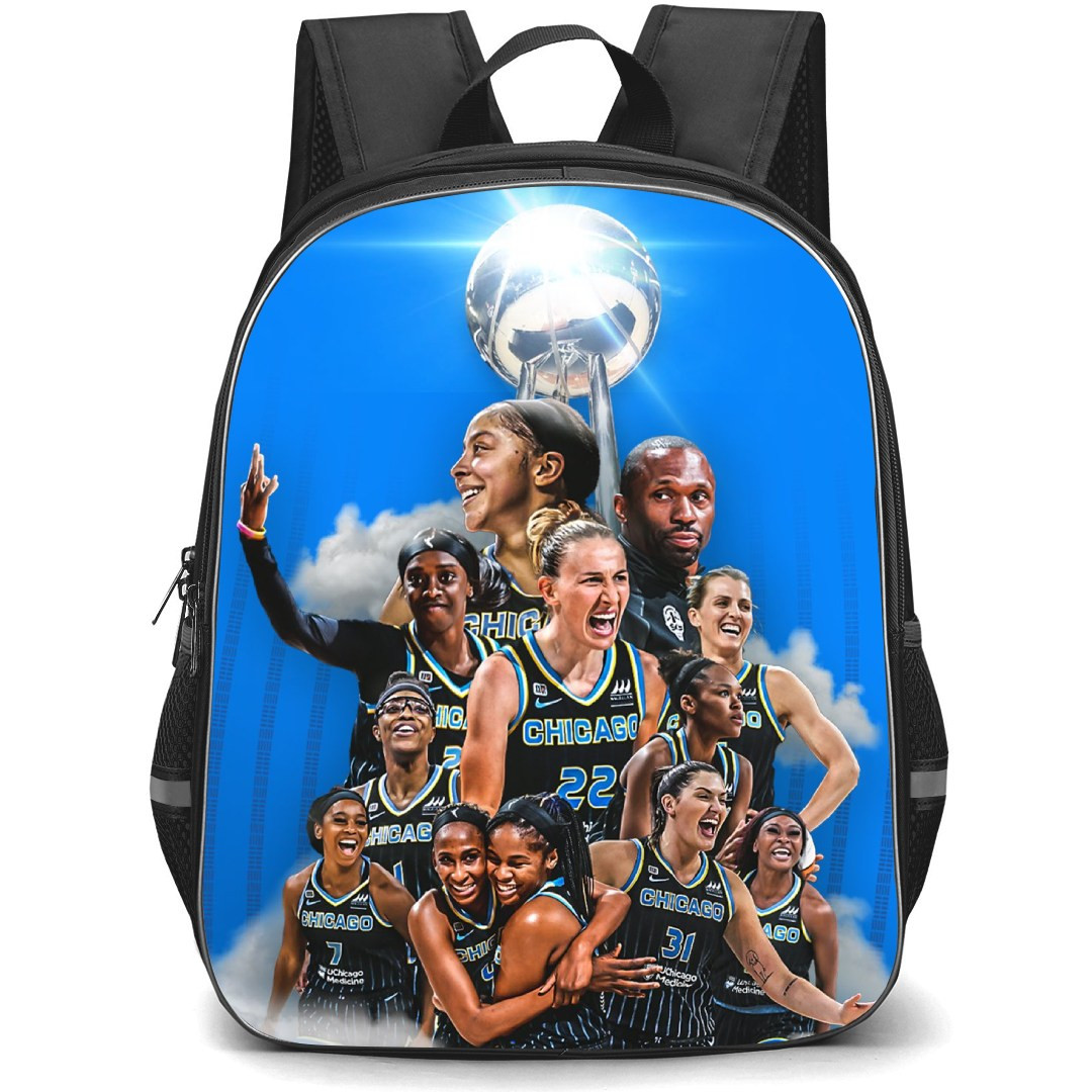 WNBA Chicago Sky Backpack StudentPack - Chicago Sky Win 2021 WNBA Champions Poster