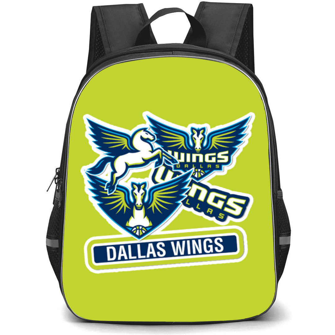 WNBA Dallas Wings Backpack StudentPack - Dallas Wings Logo Sticker Maina