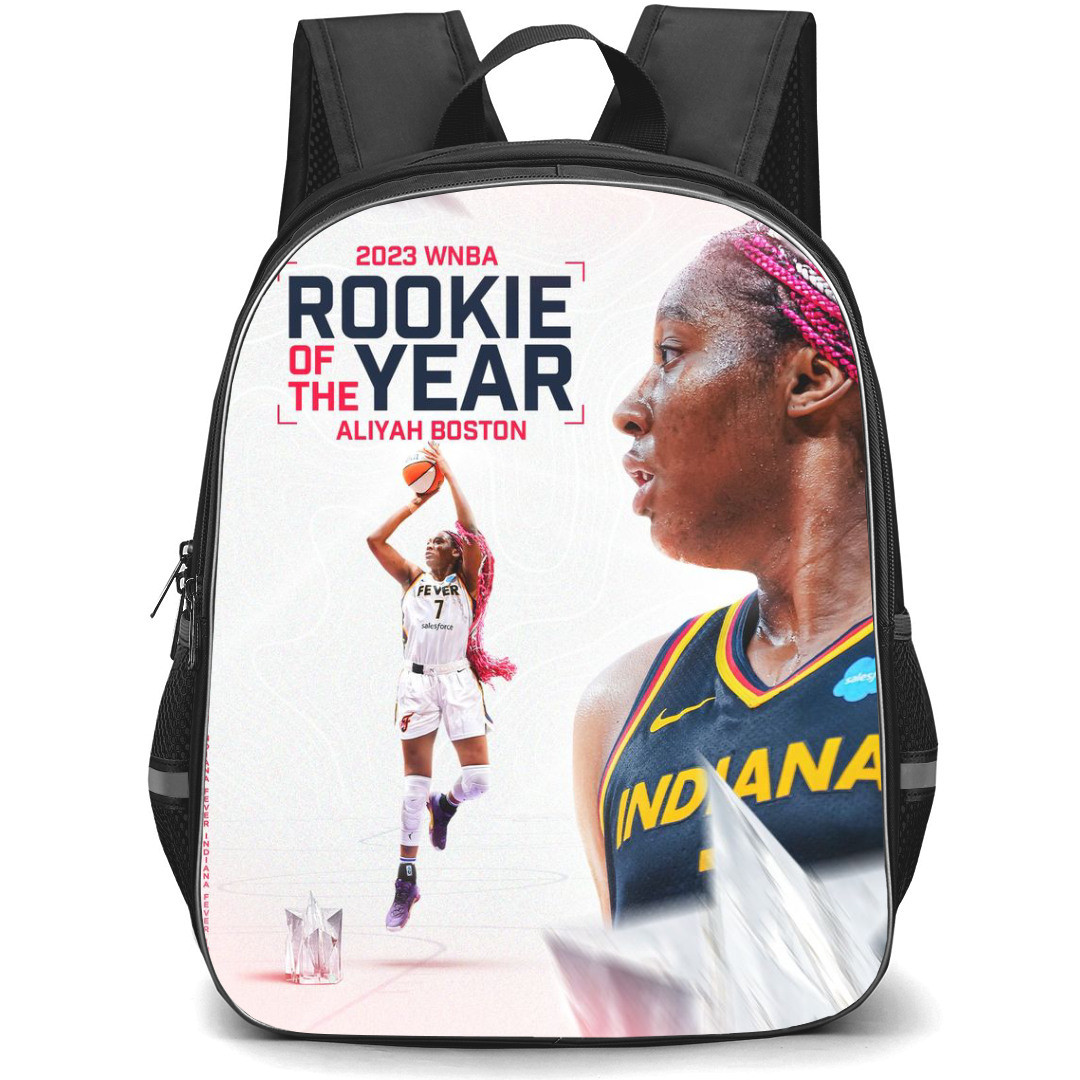 WNBA Aliyah Boston Backpack StudentPack - Aliyah Boston 2023 Rookie of The Year Poster