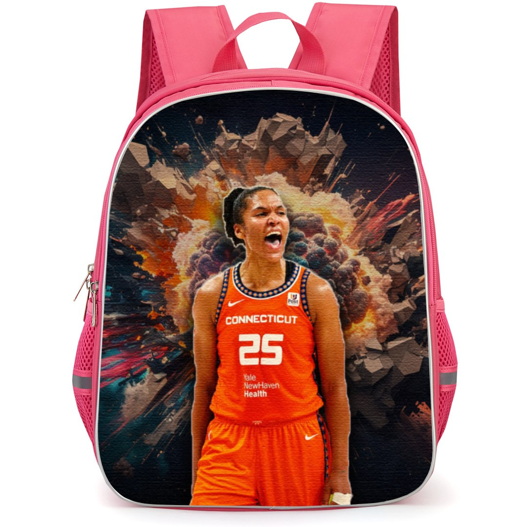 WNBA Alyssa Thomas Backpack StudentPack - Alyssa Thomas Shouting Retro Effect Poster