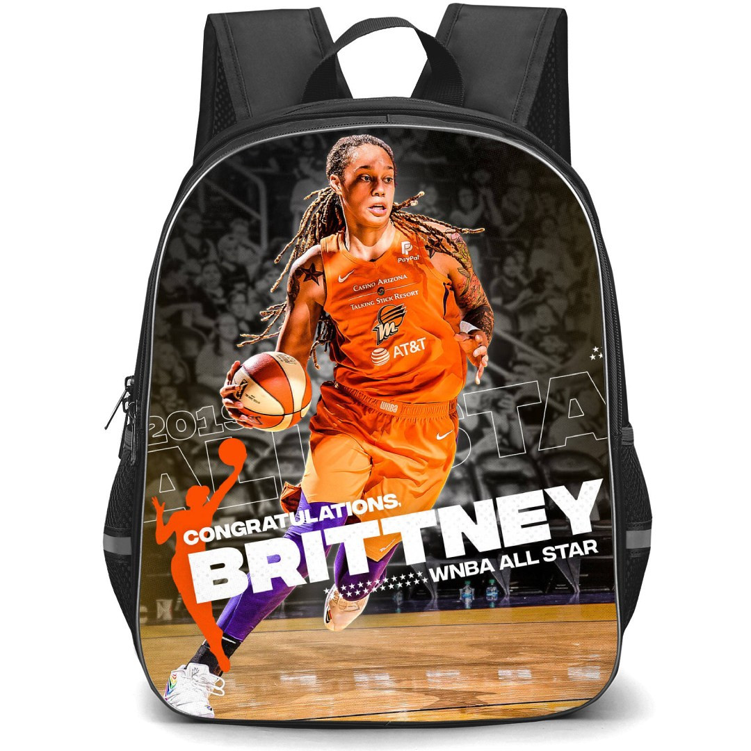 WNBA Brittney Griner Backpack StudentPack - Brittney Griner All Star Sticker