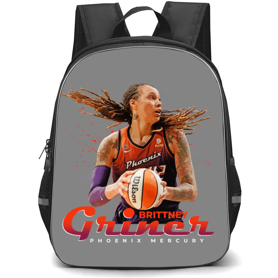 WNBA Brittney Griner Backpack StudentPack - Brittney Griner Candid Picture During Match Poster
