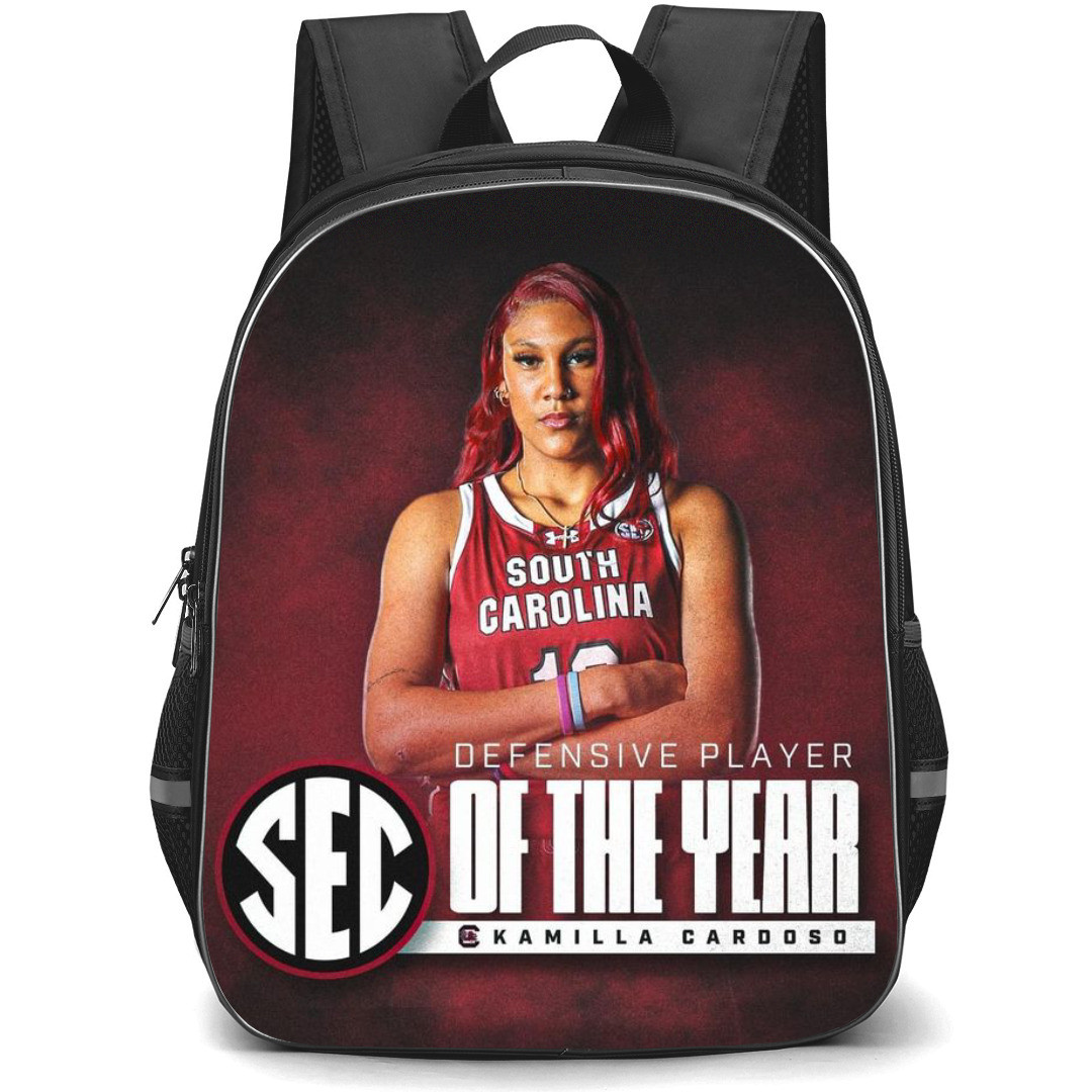 WNBA Kamilla Cardoso Backpack StudentPack - Kamilla Cardoso Defensive Player of The Year Poster