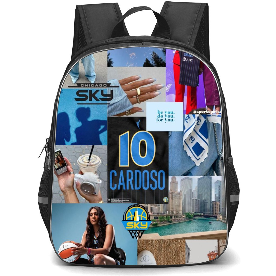 WNBA Kamilla Cardoso Backpack StudentPack - Kamilla Cardoso Mood Board Poster