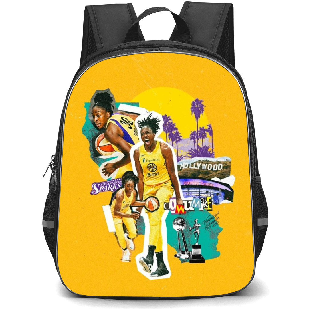 WNBA Nneka Ogwumike Backpack StudentPack - Nneka Ogwumike Yellow Poster