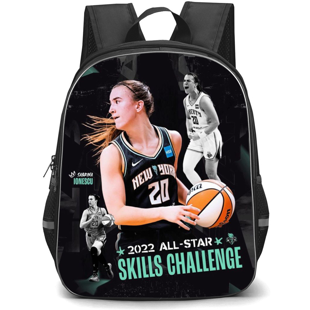 WNBA Sabrina Ionescu Backpack StudentPack - Sabrina Ionescu All Star Poster