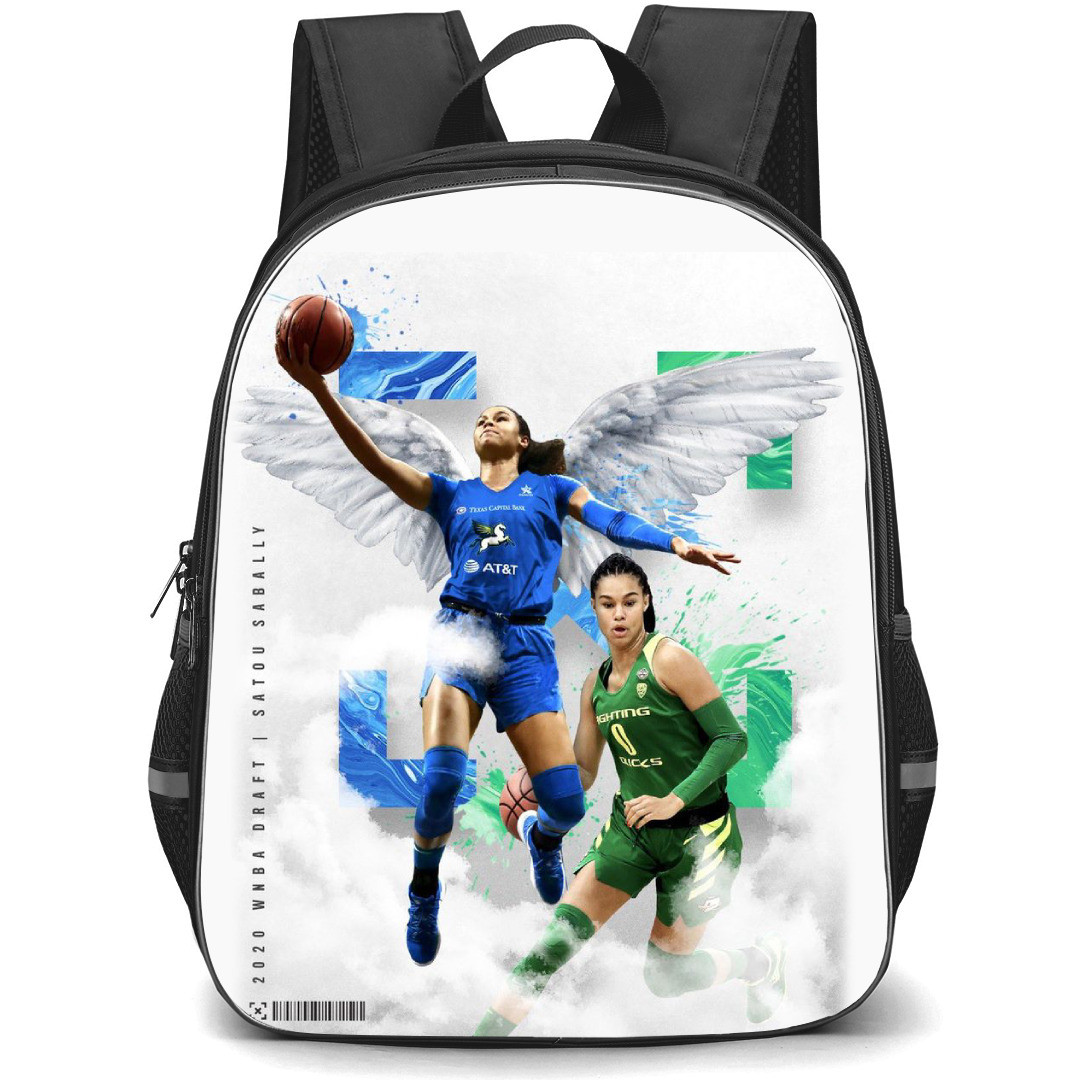 WNBA Satou Sabally Backpack StudentPack - Satou Sabally 2020 WNBA Draft Poster