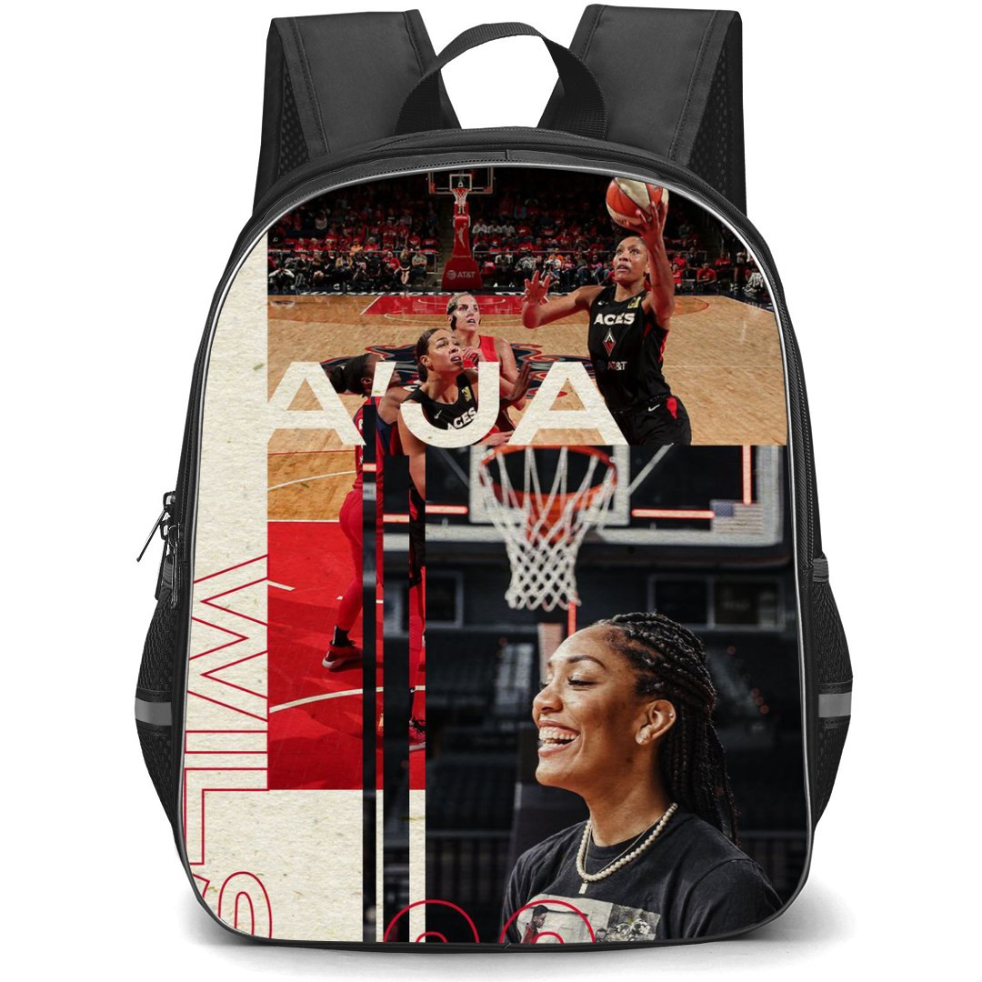 WNBA Aja Wilson Backpack StudentPack - Aja Wilson Living The WNBA Dream Poster
