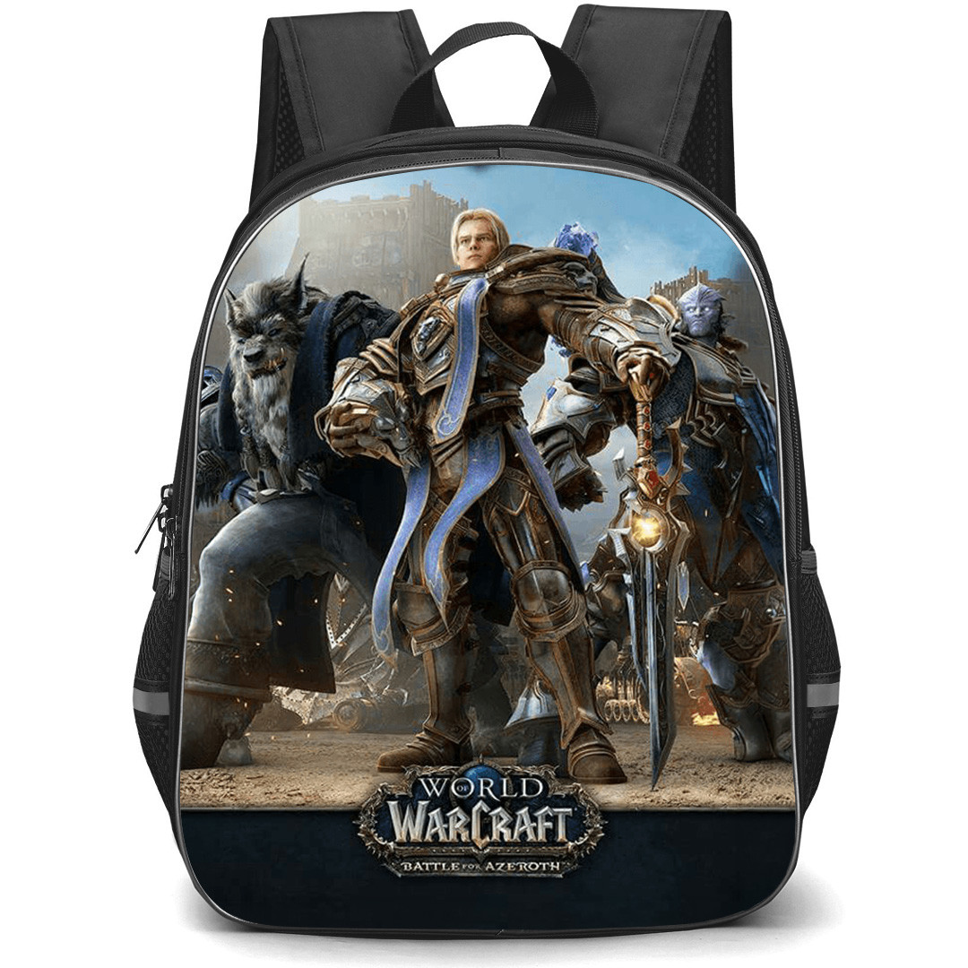 World of Warcraft Battle for Azeroth Backpack School Bag StudentPack - Anduin Wrynn Battle for Azeroth Poster