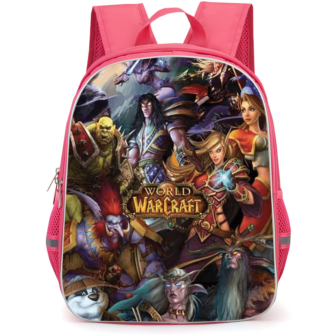 World of Warcraft Backpack School Bag StudentPack - Guardians of Azeroth Character Collage