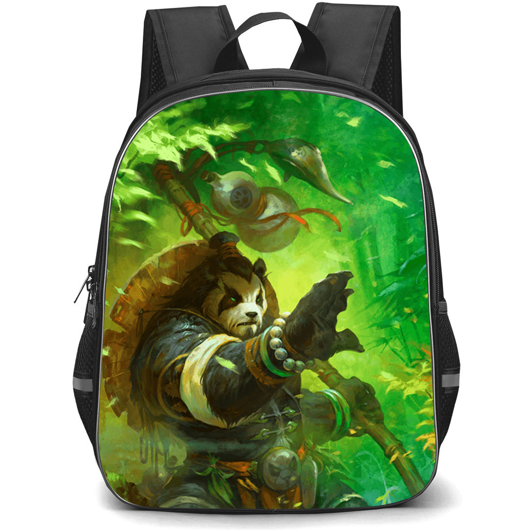 World of Warcraft Backpack School Bag StudentPack - Mist-Walker of Pandaria Art