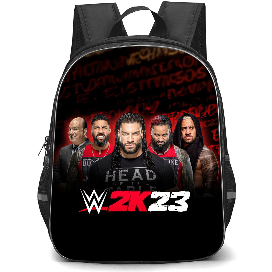 WWE Backpack StudentPack - WWE 2K23 The Bloodline Civil War Unleashed Poster