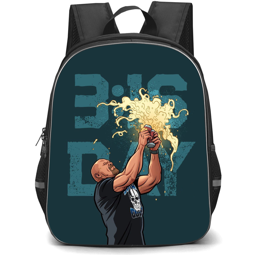 WWE Stone Cold Steve Austin Backpack StudentPack - Stone Cold Steve Austin Character Art