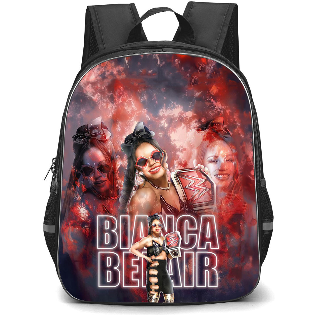 WWE Bianca Belair Backpack StudentPack - Bianca Belair Smile Championship Belt
