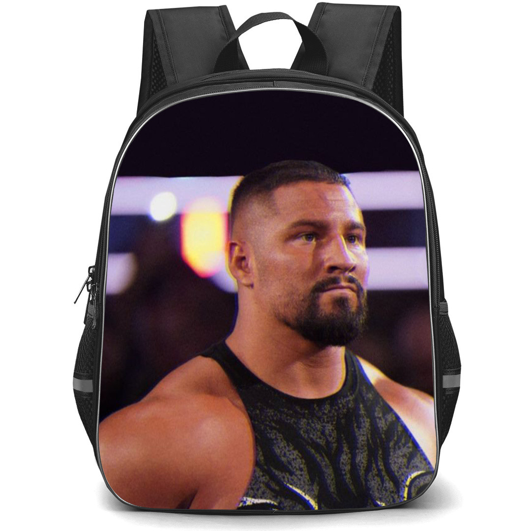 WWE Bron Breakker Backpack StudentPack - Bron Breakker Side Half Portrait